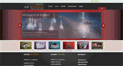 Desktop Screenshot of 3d-studio.si