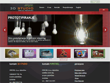 Tablet Screenshot of 3d-studio.si